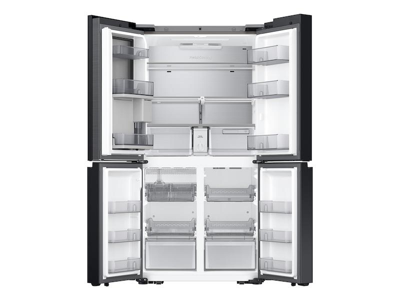 Samsung RF23DB990012 Bespoke Counter Depth 4-Door Flex&#8482; Refrigerator (23 Cu. Ft.) With Ai Family Hub+&#8482; And Ai Vision Inside&#8482; In White Glass