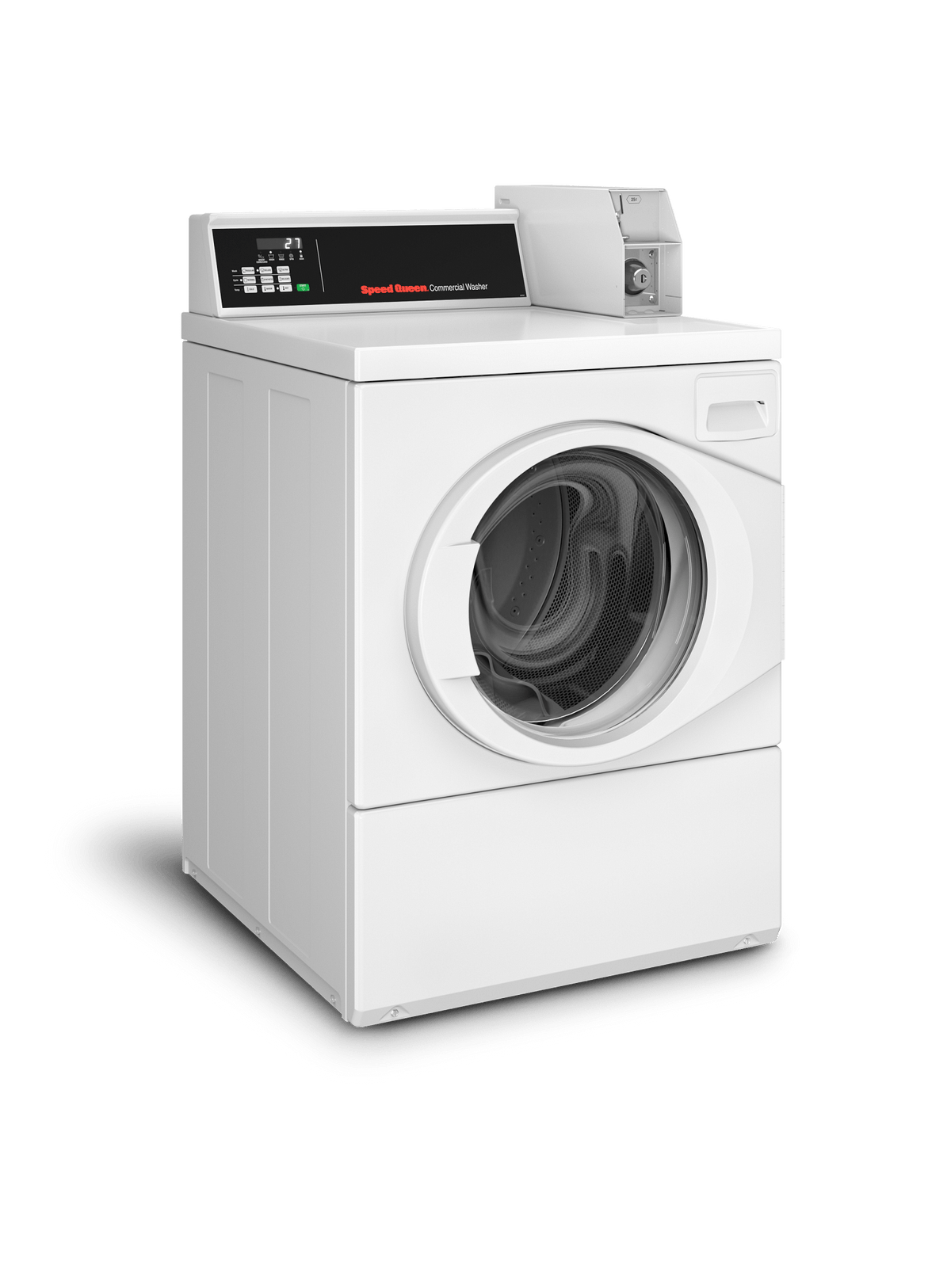 Speed Queen FV6020WN Rear Control Commercial Front Load Washer With Coin Drop
