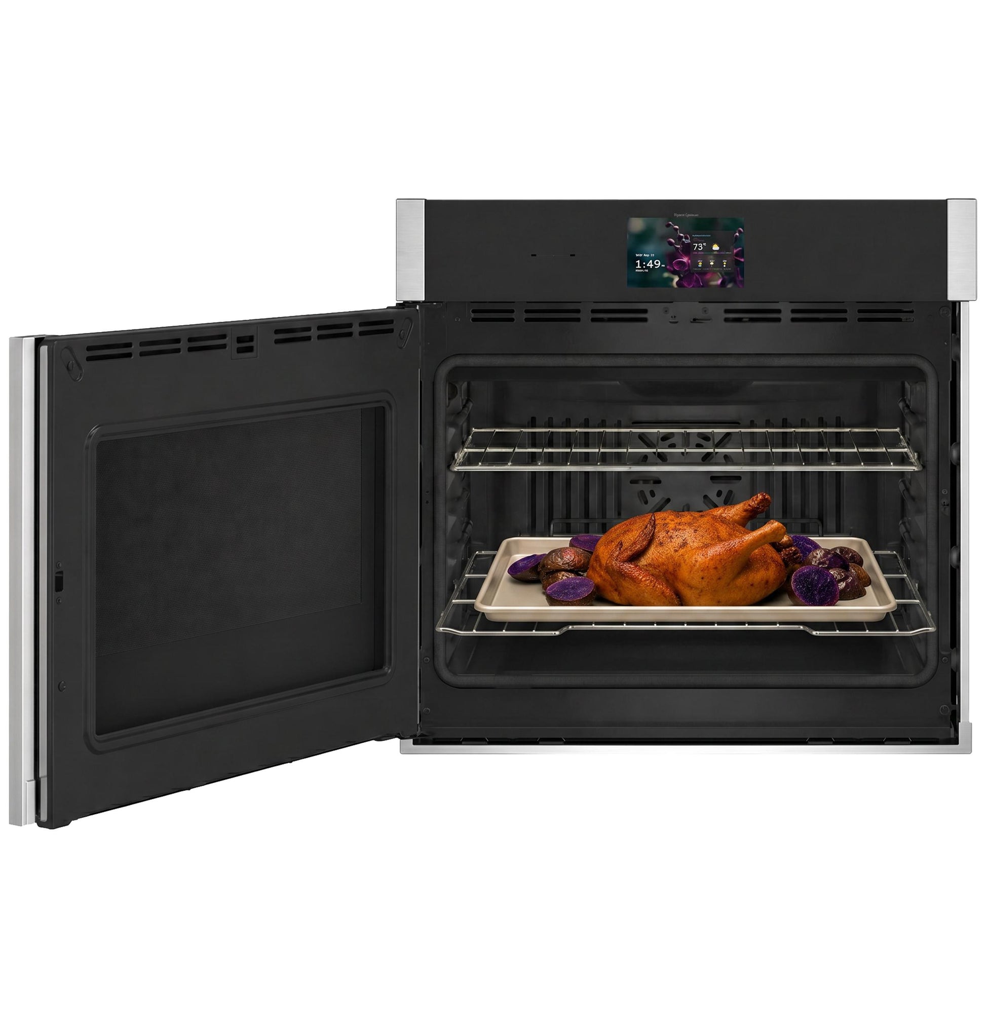 Ge Appliances PTS700LSZSS Ge Profile™ 30" Smart Built-In Convection Single Wall Oven With Left-Hand Side-Swing Doors