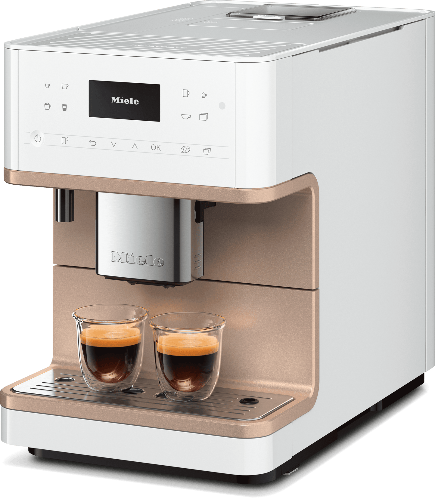 Miele CM6360LW Cm 6360 Milkperfection Lotus White-Cm - Countertop Coffee Machine With Wifi Conn@Ct, High-Quality Milk Container, And Many Specialty Coffees.