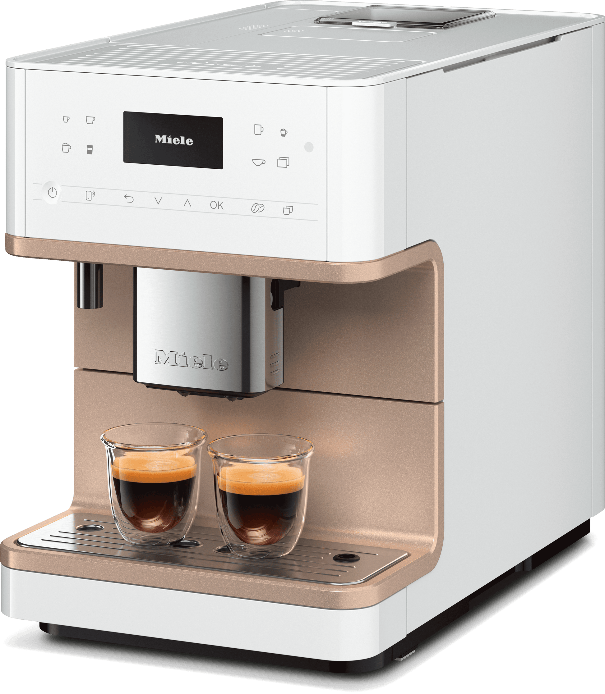 Miele CM6360LW Cm 6360 Milkperfection Lotus White-Cm - Countertop Coffee Machine With Wifi Conn@Ct, High-Quality Milk Container, And Many Specialty Coffees.