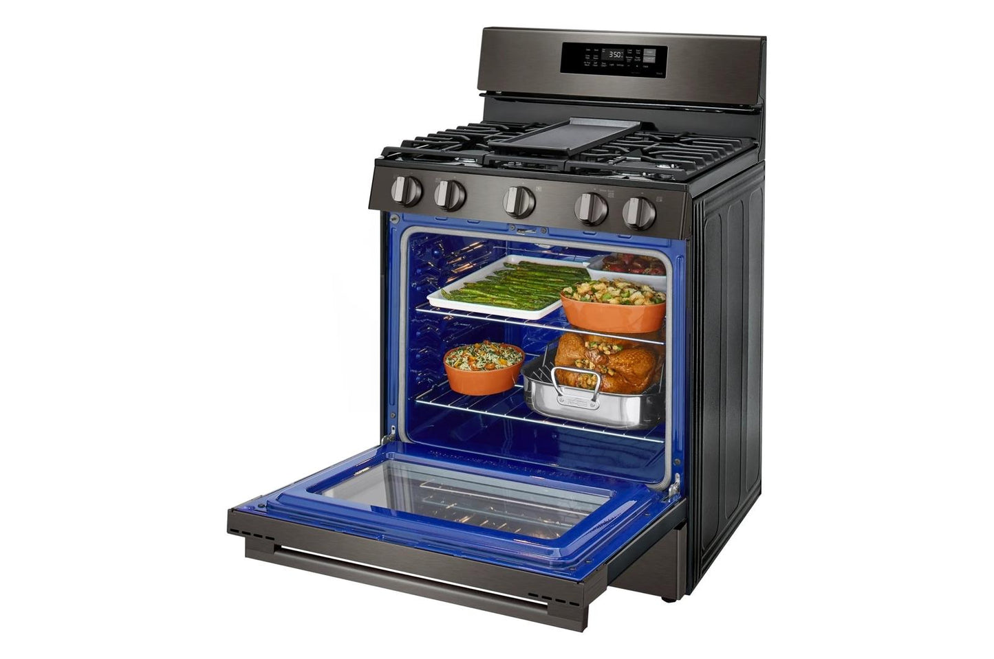 Lg LRGN6323Z 6.3 Cu. Ft. Smart Wi-Fi Enabled Probake Convection® Gas Range With Air Fry & Easyclean®