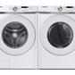 Samsung F1603912197302 Front Load Washer & Dryer Set With Vibration Reduction Technology+ And Sensor Dry In White