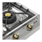 Ilve UHCP1265FNSSGLP Ilve Uhcp1265Fnssglp Nostalgie Ii 48 Inch Gas Cooktop With 8 Burners, Griddle, In Stainless Steel (Liquid Propane, Brass)