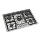 Ilve UHCPT75SSLP Ilve Uhcpt75Sslp Professional Plus Ii 30 Inch Built-In Gas Cooktop With 5 Burners, In Stainless Steel (Liquid Propane)