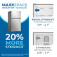 Avanti AVFF24DLJM0SS Avanti Maxxspace Insulation™ Technology Garage-Ready Frost-Free Ice Maker-Ready Refrigerator, 24 Cu. Ft., Energy Star, Stainless Steel Look (Avff24Dljm0Ss)
