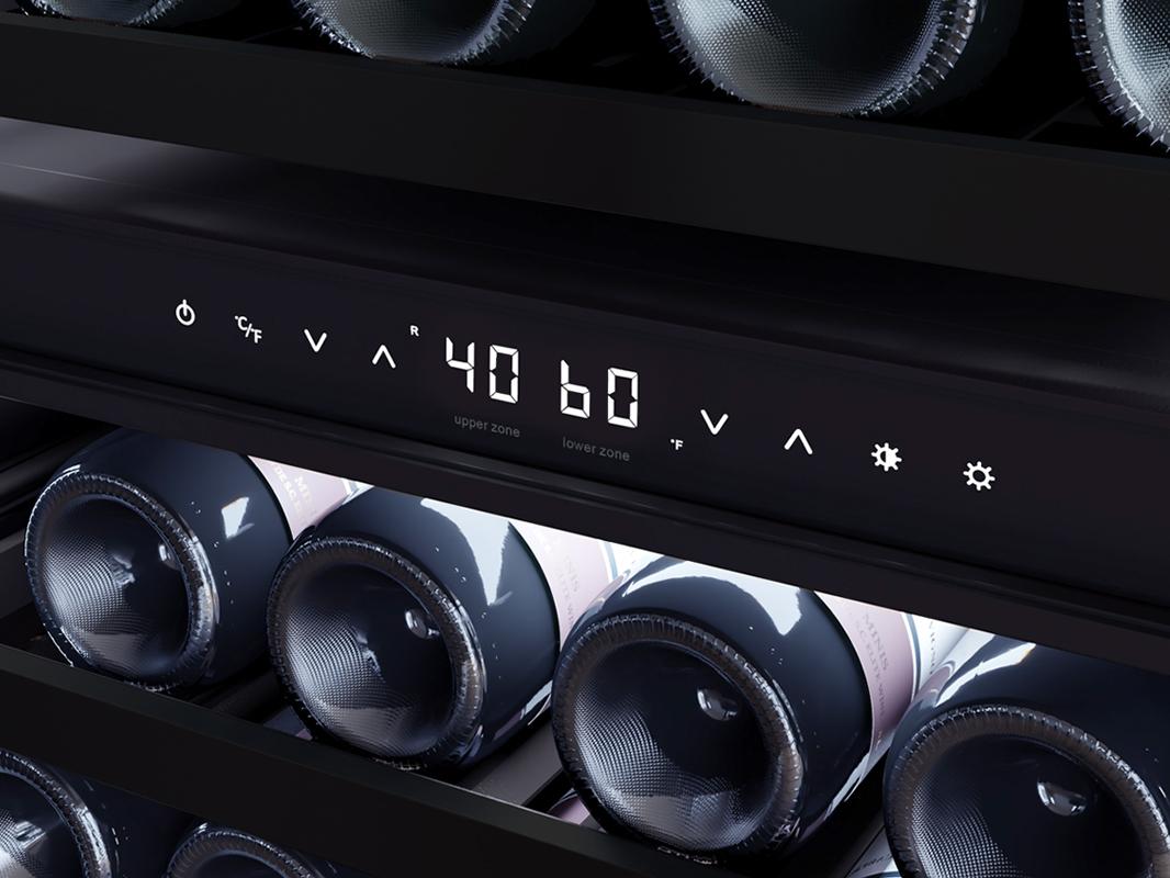 Zephyr PRW24F02CPG 24" Full Size Panel Ready Dual Zone Wine Cooler