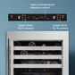 Element Appliance EWD24BES Cellara By Element 24 In., 46 Bottle Dual-Zone Wine Cooler - Stainless Steel