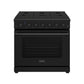 Thor Kitchen LRG3601UB 36 Inch Professional Gas Range In Black