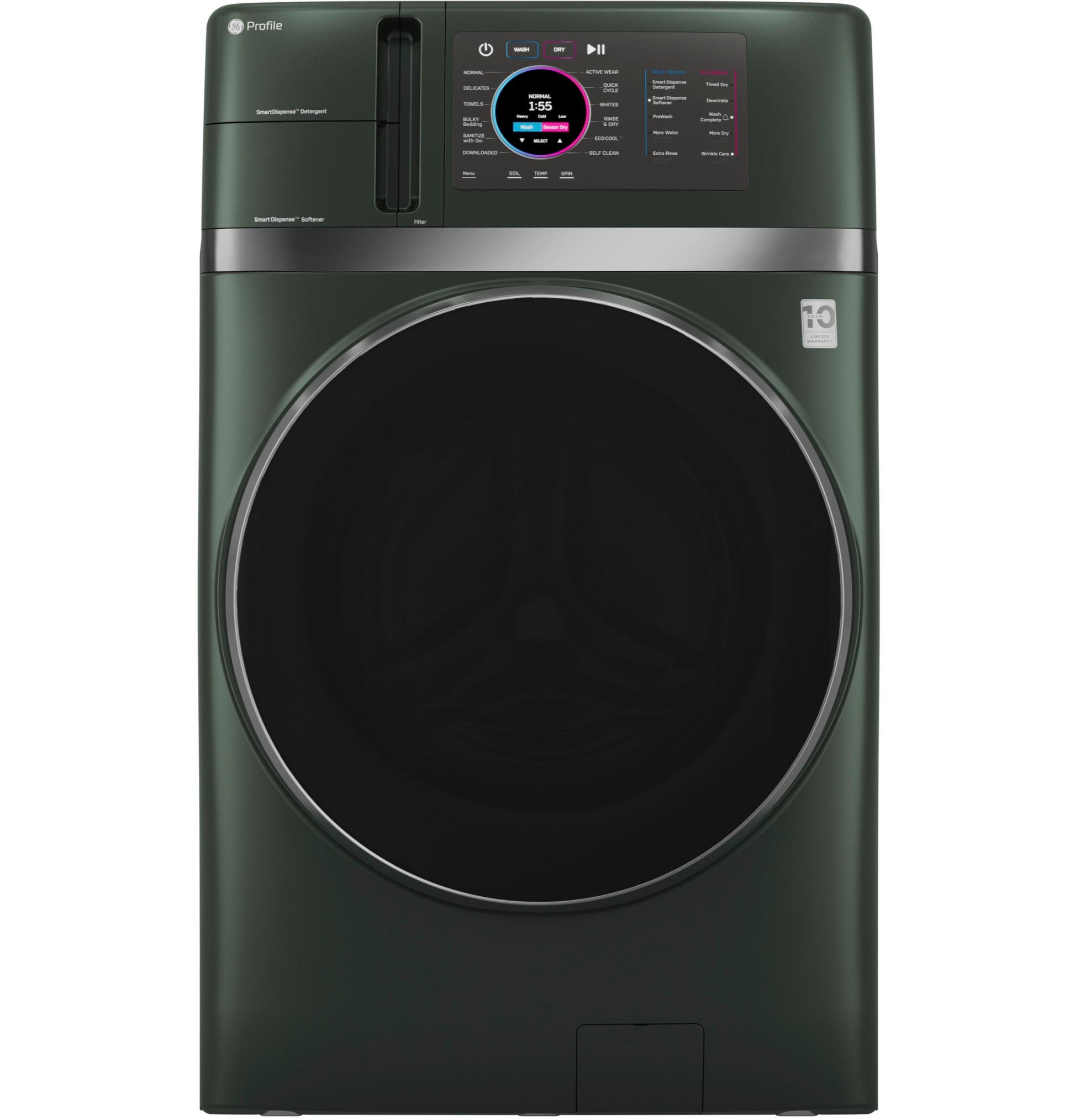 Ge Appliances PFQ97HSPVGN Ge Profile™ Energy Star® 4.8 Cu. Ft. Capacity Ultrafast Combo With Ventless Inverter Heat Pump Technology Washer/Dryer
