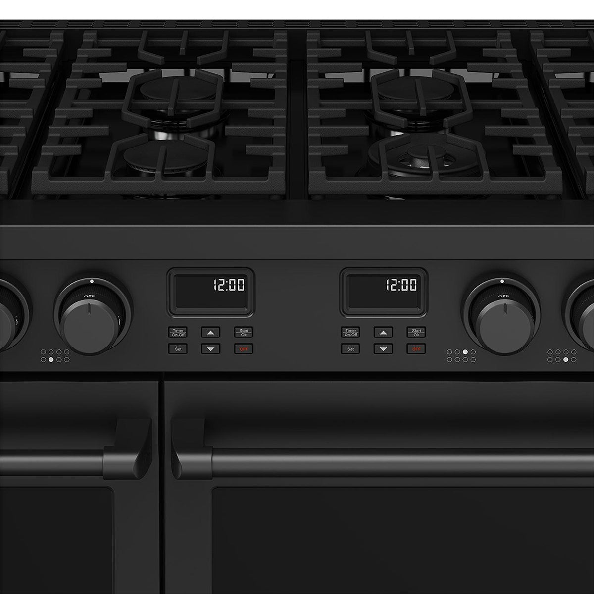 Thor Kitchen ARG48B 48 Inch Contemporary Professional Gas Range In Black