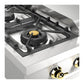 Ilve UHCP48FNSSG Ilve Uhcp48Fnssg Nostalgie Ii 48 Inch Built-In Gas Rangetop With Griddle, In Stainless Steel (Natural Gas)