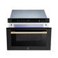 Forno FMWDR300024BLK Forno Capoliveri Espresso 24-Inch Microwave Drawer, Black, 1.2 Cu.Ft, 1500 Watts, Built-In, Touch Control Lcd Display, Auto-Touch Open/Close, 11 Power Levels, Sensor Cooking