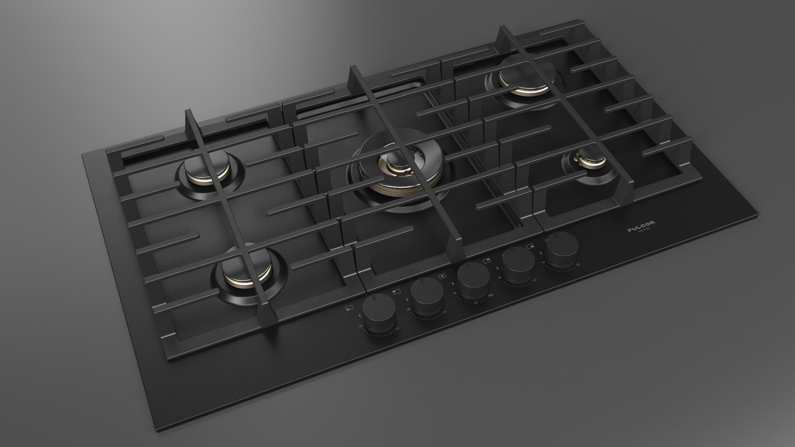 Fulgor Milano F4MTGK36MB1 Gas Cooktop