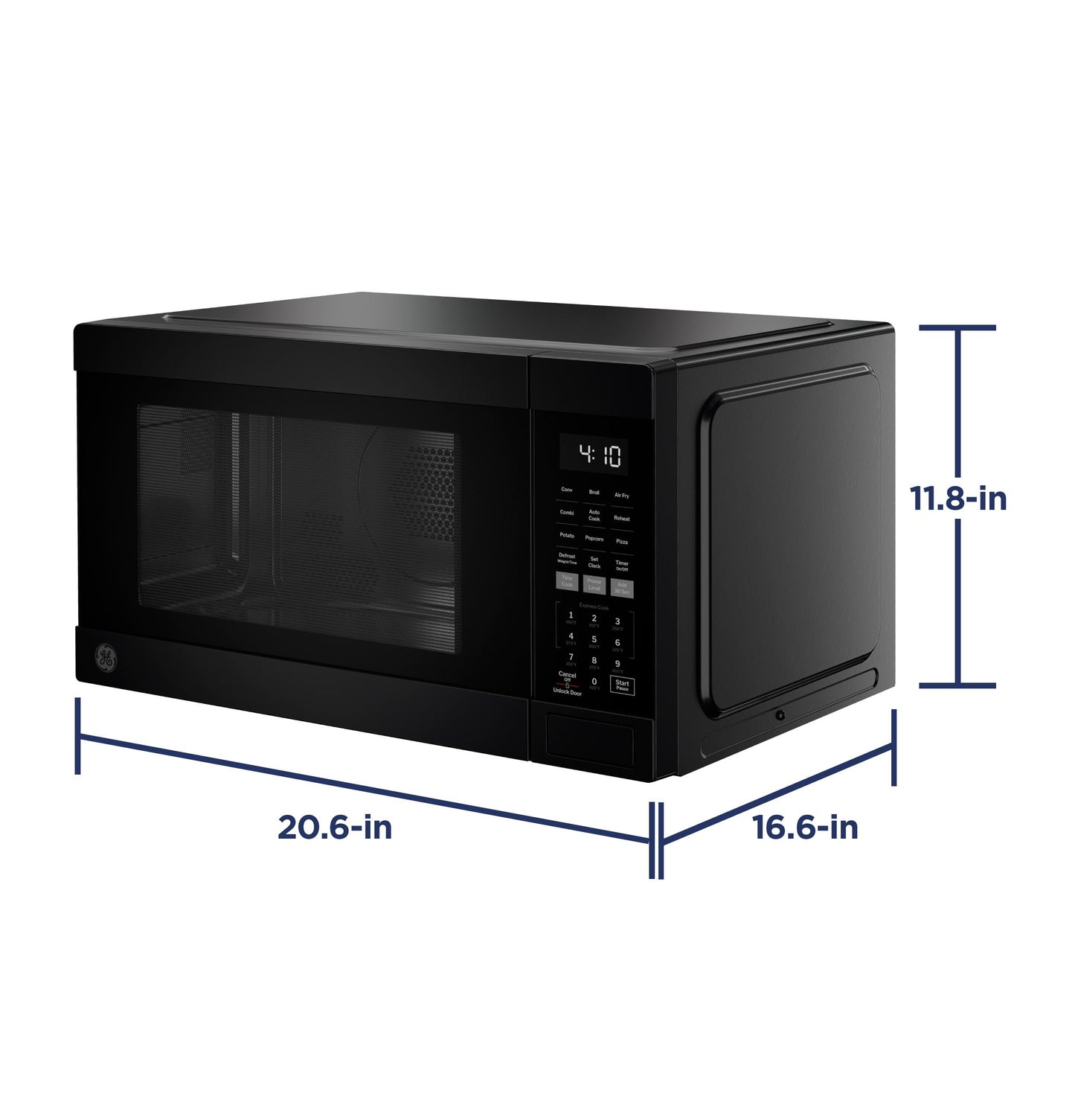 Ge Appliances GCST10A1WBB Ge® 1.0 Cu. Ft. Capacity Countertop Convection Microwave Oven With Air Fry