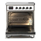 Ilve UMIB30QNR3RAB Ilve Umib30Qnr3Rab Majestic Iii 30 Inch Induction Range With 4 Elements, 4 Cu. Ft. Oven Capacity (Solid Door, Ral, Burnished)