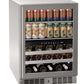 Marvel MRBD224SG31A 24 Inch Dual-Zone Beverage Center With Door Style - Stainless Steel Frame Glass