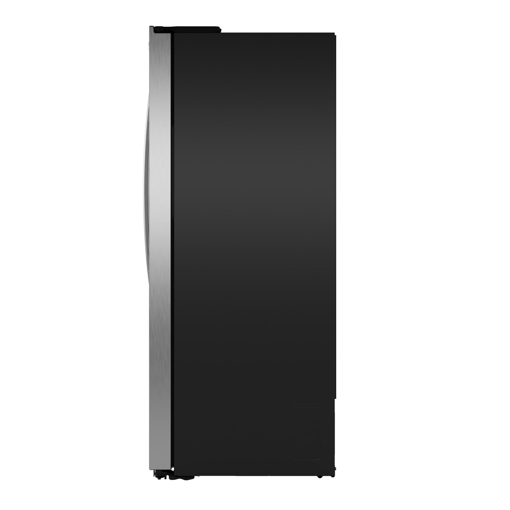 Ge Appliances GZS24PYYFS Ge® 23.5 Cu. Ft. Counter-Depth Side-By-Side Refrigerator With Led Light Walls And Extra Tall Dispenser