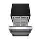 Thor Kitchen RZ24UBLK 24 Inch Undercounter Built-In / Freestanding Drawer Freezer - Stainless Steel/Black Gordon Ramsay Series