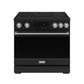 Thor Kitchen RSI36BSS 36 Inch Professional Induction Range With Tilt Panel Touch Control In Black And Stainless Steel Gordon Ramsay Series