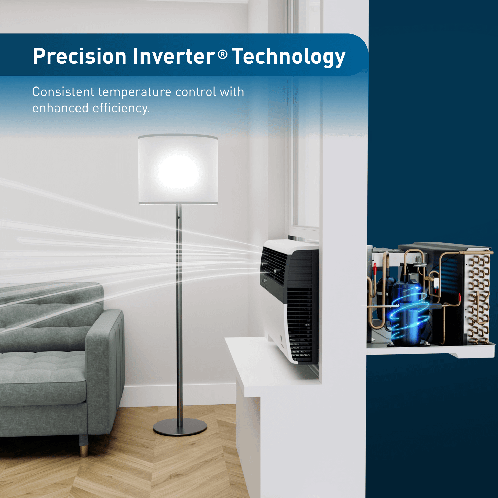 Friedrich KCVL28B30A Friedrich K Hl Inverter 28,000 Btu 230V Smart Window/Wall Air Conditioner - Cool Only