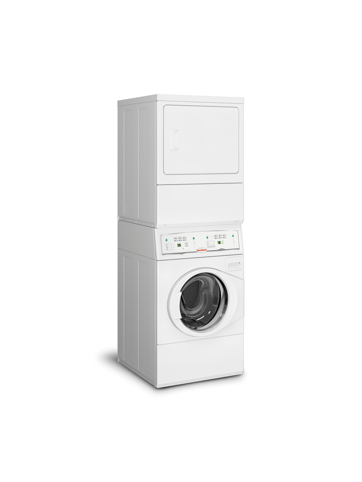 Speed Queen LTEE5ASP179TW01 Non-Vended Electric Stacked Washer-Dryer