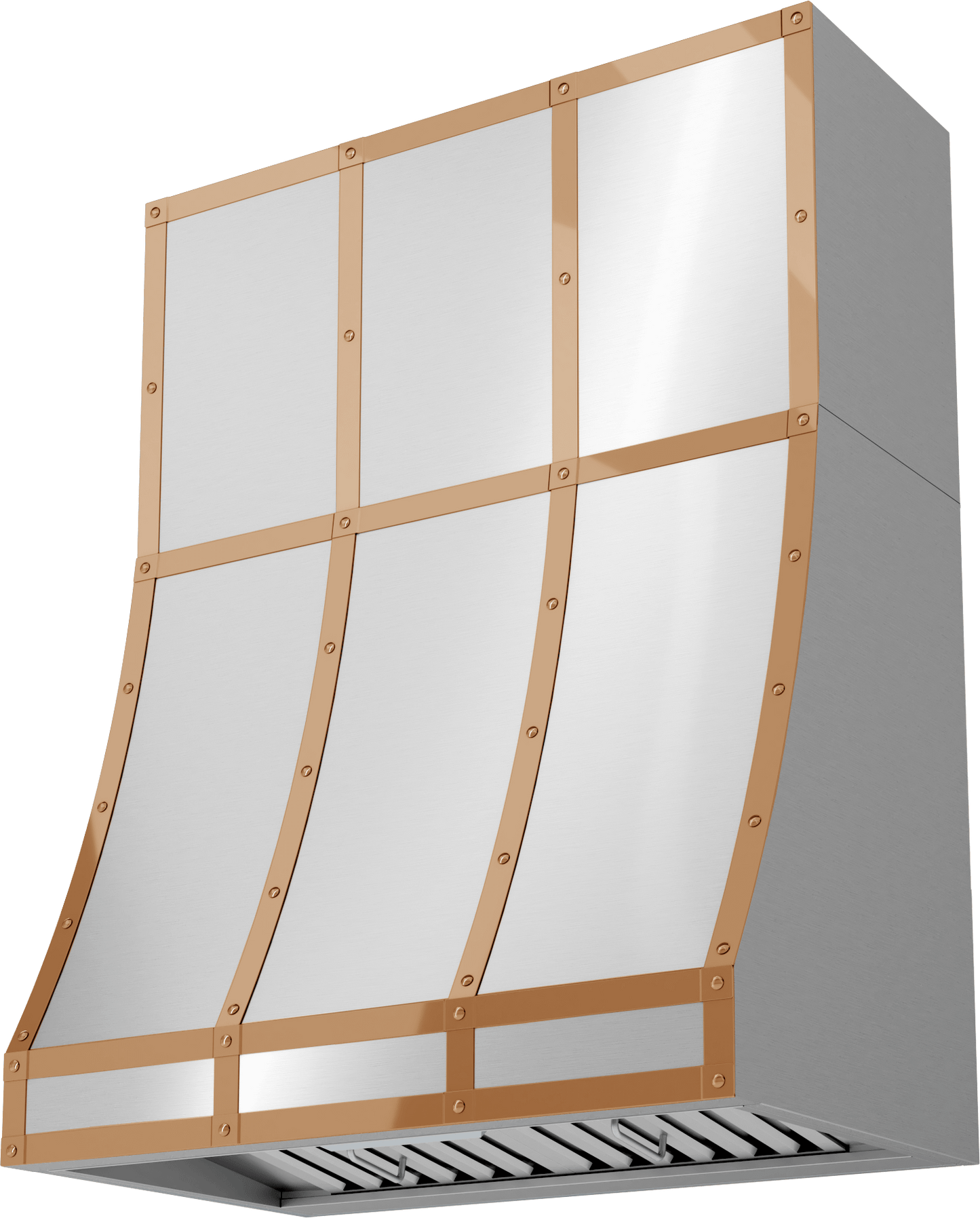 Zephyr BKDC13618APC Duct Cover Banding Kit, 36In X 18In, Polished Copper Finish