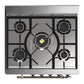 Ilve UM30NR3RAB Ilve Um30Nr3Rab Majestic Iii 30 Inch Dual Fuel Range With 5 Black Brass Burners, Dual Function Burner Up To 25,000 Btu (Natural Gas, Triple Glass Door, Ral, Burnished)