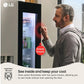 Lg LF29S9775S 29 Cu. Ft. Standard-Depth Max™ 4-Door French Door Refrigerator With Mirror Instaview® Mycolor™ And Mini Craft Ice™