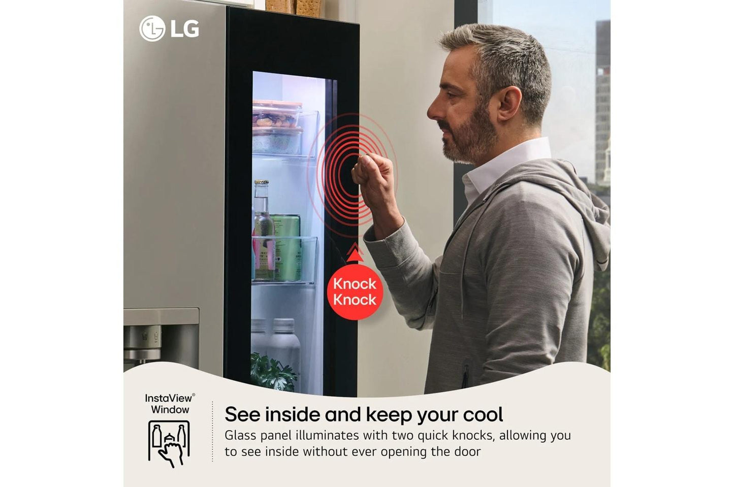 Lg LF29S9775S 29 Cu. Ft. Standard-Depth Max&#8482; 4-Door French Door Refrigerator With Mirror Instaview® Mycolor&#8482; And Mini Craft Ice&#8482;