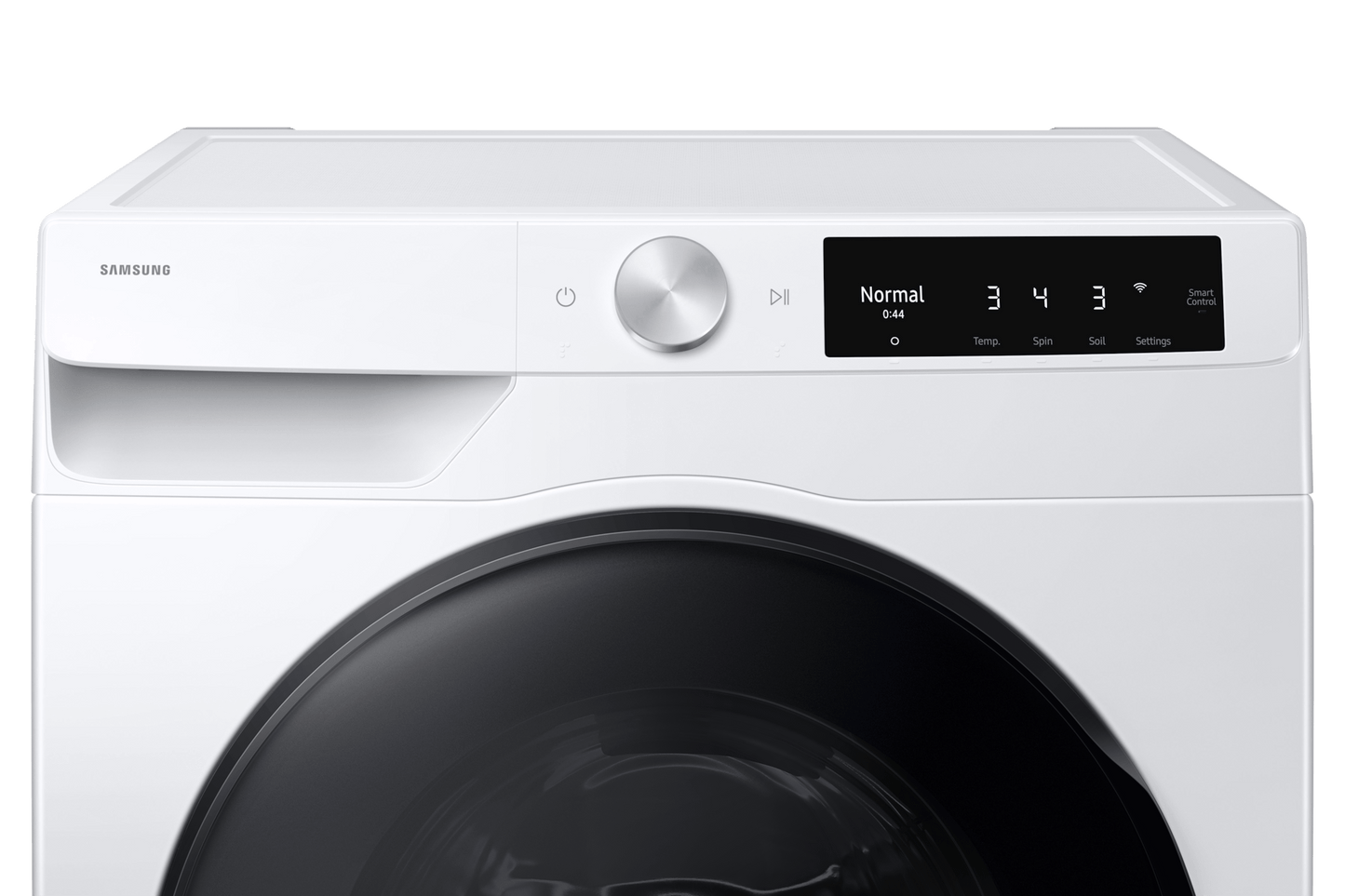 Samsung WW25FG6B34BE Compact Front Load Washer Wi-Fi Connectivity Super Speed Wash 2.5 Cu.Ft.