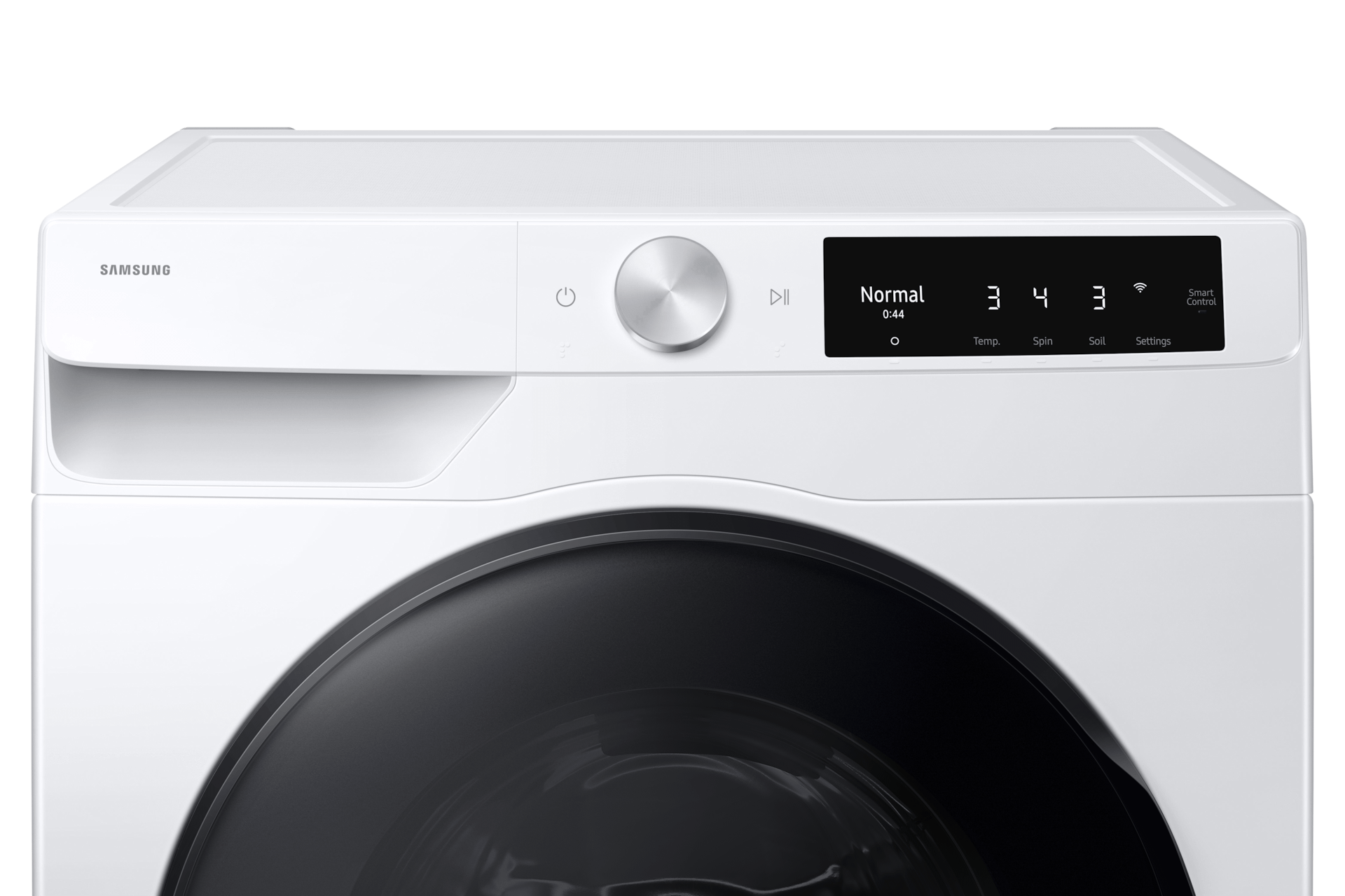 Samsung WW25FG6B34BE Compact Front Load Washer Wi-Fi Connectivity Super Speed Wash 2.5 Cu.Ft.