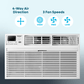 Element Appliance ETTW10E Element Through-The-Wall 10,000 Btu Air Conditioner - White (Ettw10E)