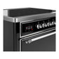 Ilve UMIB36QNR3BKC Ilve Umib36Qnr3Bkc Majestic Iii 36 Inch Induction Range With 6 Elements, 3.5 Cu. Ft. Total Oven Capacity (Solid Door, Glossy Black, Chrome)