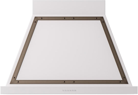 Ilve UANB36WHB Ilve Uanb36Whb Nostalgie 36" Hood In White With Bronze Trim