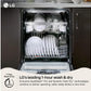 Lg LDNPM545S Smart Flushfit™ Top Control Dishwasher With 1-Hour Wash & Dry, Quadwash® Pro, And Dynamic Heat Dry™ W/Autovent Dry™