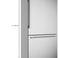 Bosch B33CM10SNS 100 Series, Free-Standing Fridge-Freezer With Freezer At Bottom, Brushed Steel (With Anti-Fingerprint), Total No Frost