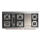 Ilve UM60FNR3BUP Ilve Um60Fnr3Bup Majestic Iii 60 Inch Dual Fuel Range With 9 Burners And Griddle, Dual Function Burner Up To 25,000 Btu (Natural Gas, Triple Glass Door, Burgundy, Copper)