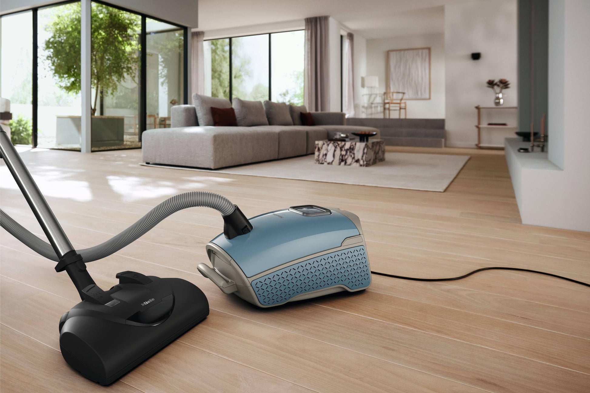 Miele GUARDL1NB Guard L1 Nordic Blue - Canister Vacuum Cleaners Extremely Powerful Ideal For Carpets Intuitive Operation