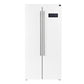Forno FFRBI180533WHT Forno Salerno Espresso 33-Inch White Side-By-Side Refrigerator, 15.6 Cu. Ft., Energy-Efficient, No Frost, Modern Design
