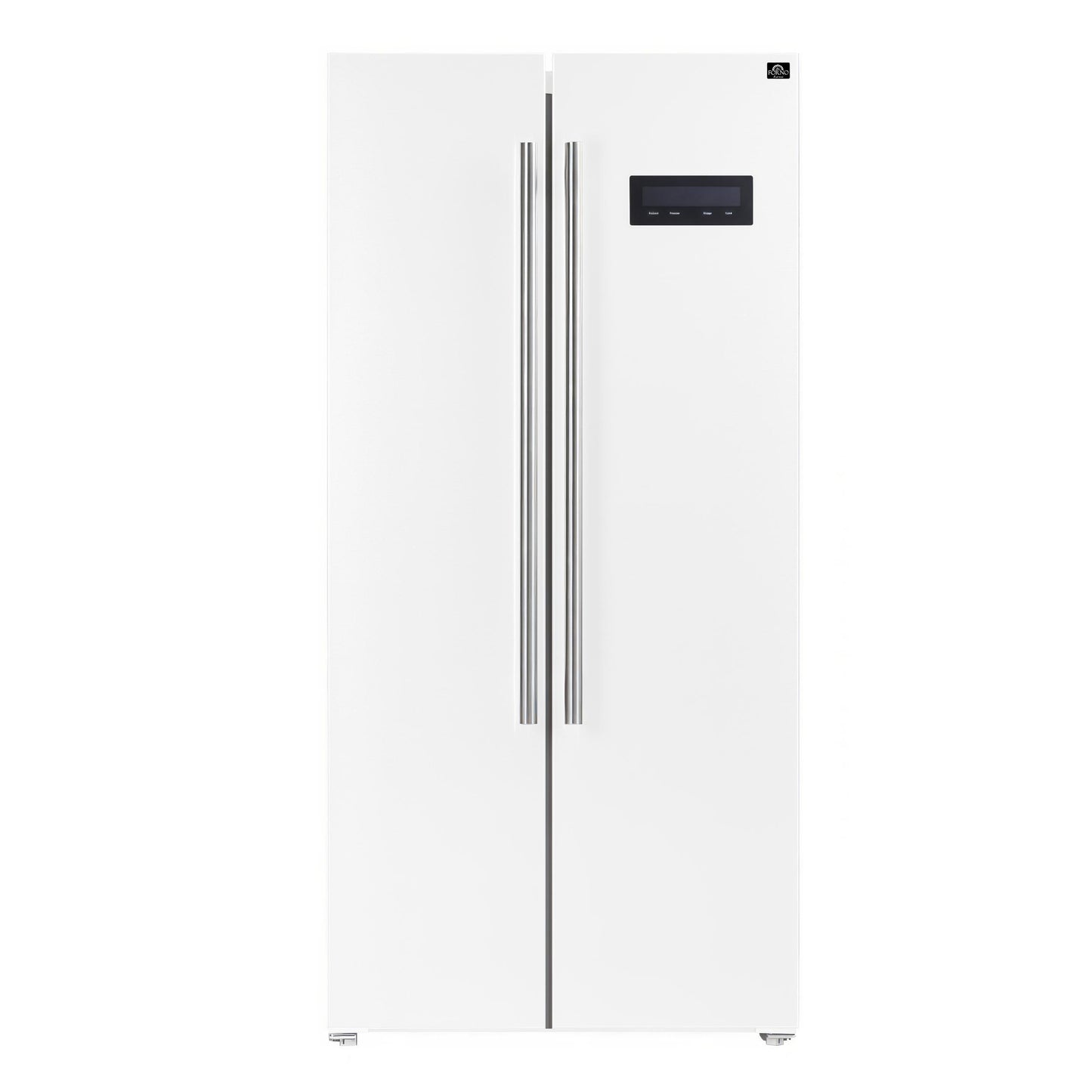 Forno FFRBI180533WHT Forno Salerno Espresso 33-Inch White Side-By-Side Refrigerator, 15.6 Cu. Ft., Energy-Efficient, No Frost, Modern Design