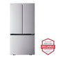 Lg LF25Z6211S 25 Cu. Ft. Counter-Depth Max™ With Zero Clearance™ 3-Door French Door Refrigerator With Thin Door Design