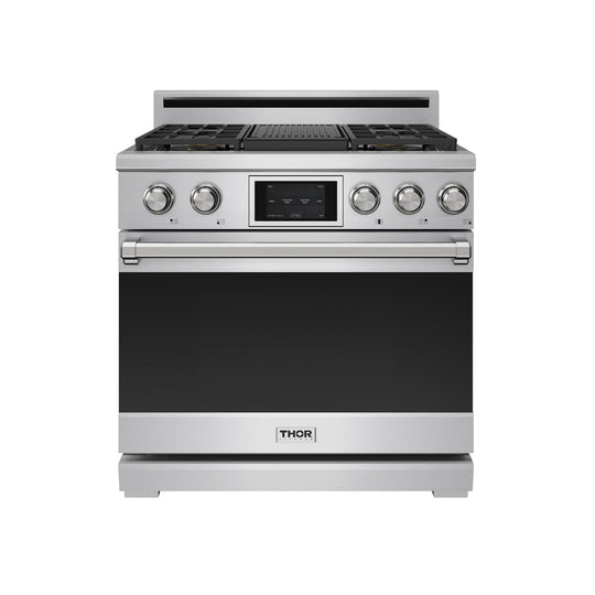 Thor Kitchen XRD36E 36 Inch X Series Professional Freestanding Dual Fuel Gas Range