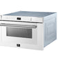 Forno FMWDR300024WHT Forno Capoliveri Espresso 24-Inch Microwave Drawer, White, 1.2 Cu.Ft, 1500 Watts, Built-In, Touch Control Lcd Display, Auto-Touch Open/Close, 11 Power Levels, Sensor Cooking