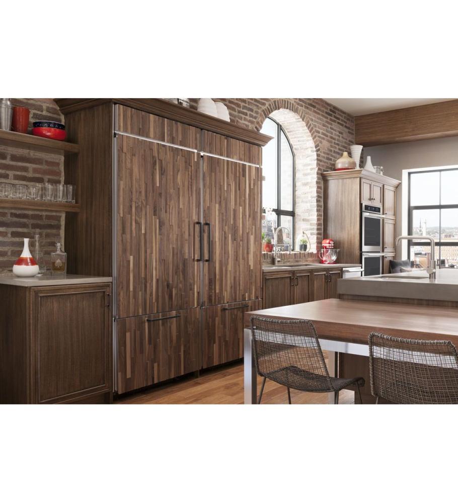 Kitchenaid KBRO36FTX 20.8 Cu. Ft. 36-Inch Width Built-In Bottom-Freezer Refrigerator, Overlay Panel-Ready - Panel Ready