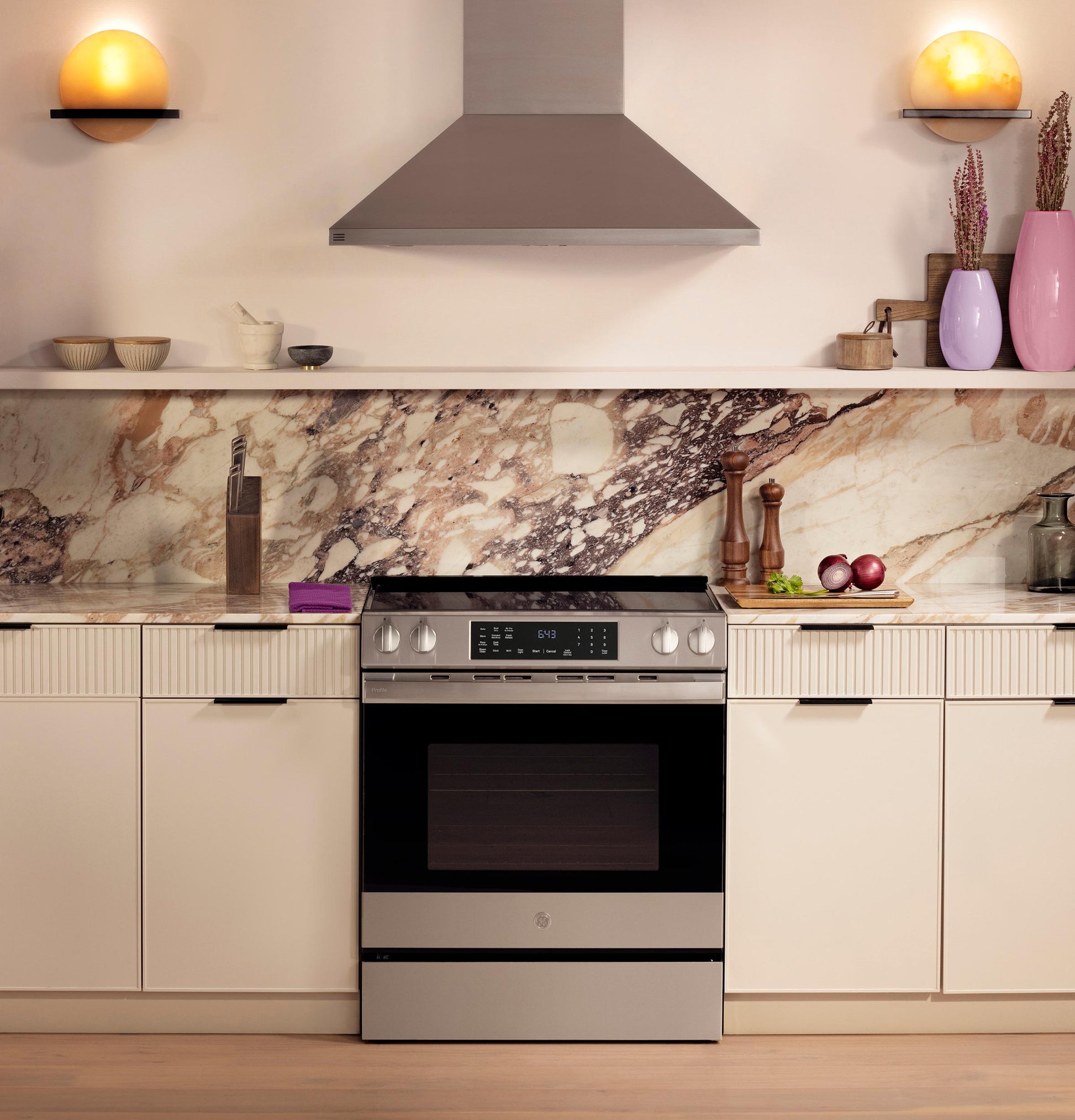 Ge Appliances PHS700AYFS Ge Profile&#8482; Energy Star® 30" Smart Slide-In Induction And Convection Range With No Preheat Air Fry And Easywash&#8482; Oven Tray