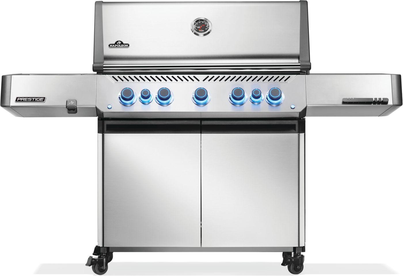Napoleon Bbq P665VRSIBPSS Prestige 665 Rsib With Infrared Side And Rear Burner , Propane, Stainless Steel