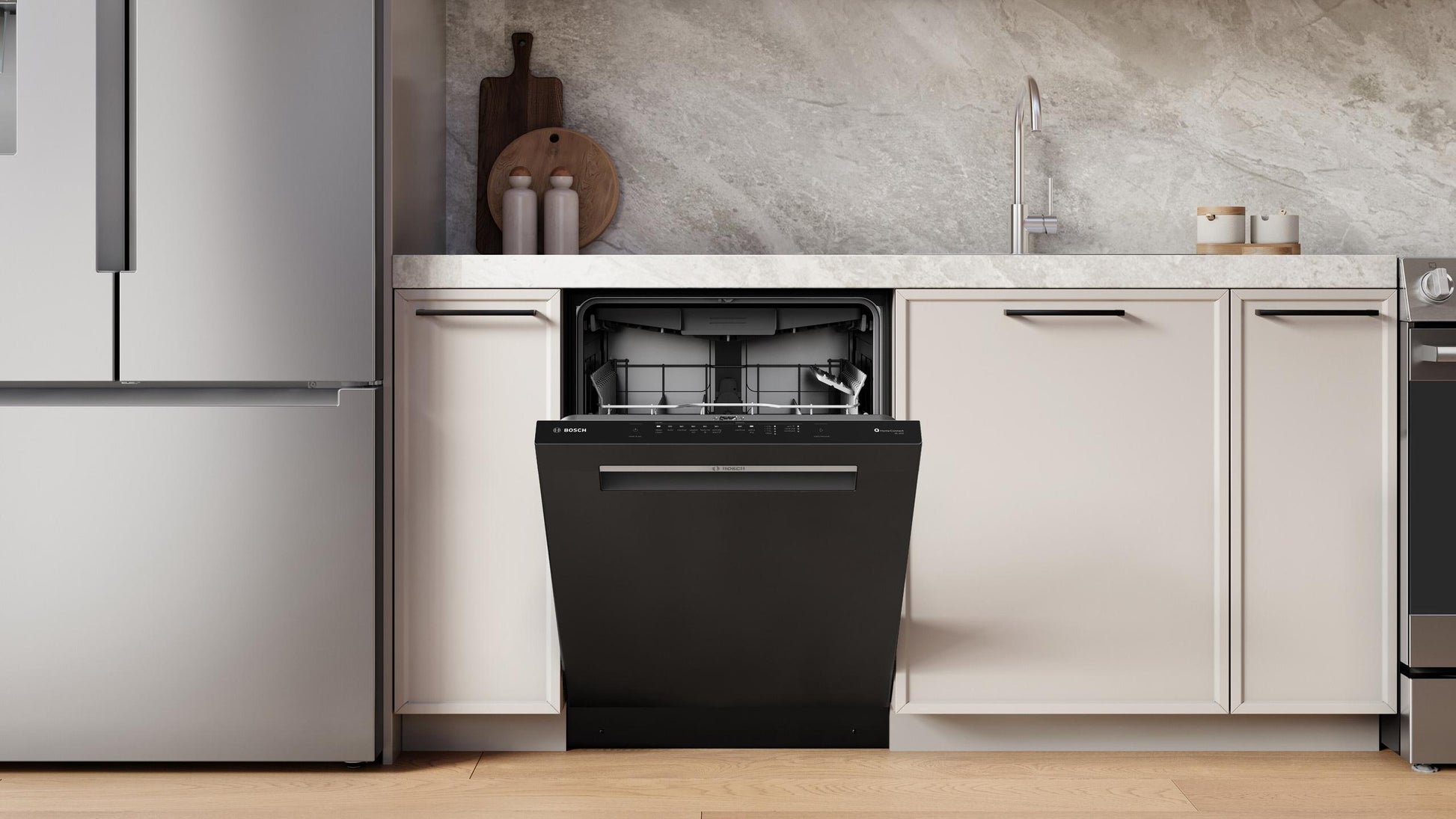 Bosch SHP53EM6N 300 Series, Built-Under Dishwasher, 24'', Black