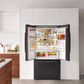 Bosch B36CT84SNB 800 Series, French Door Bottom Freezer, Multi Door, 36'', Black Inox-Antifingerprint