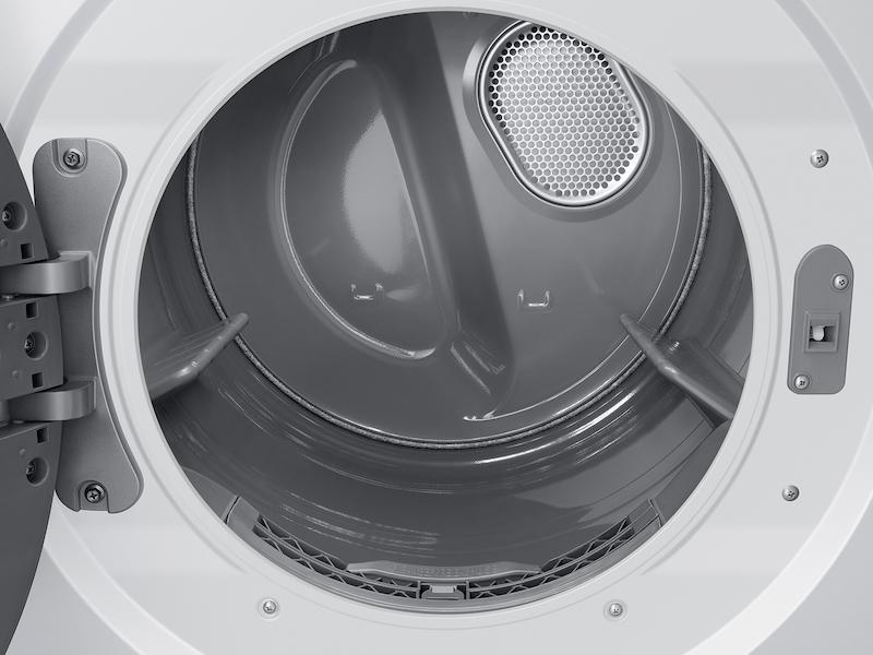 Samsung WH46DBH100GW Bespoke 4.6 Cu. Ft. Ai Laundry Hub™ Large Capacity Single Unit Washer With Steam Wash And 7.6 Cu. Ft. Gas Dryer In White